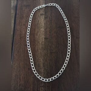 Elegant Silver Fashion Chain Necklace